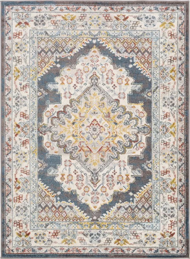 Surya Jade vloerkleed vintage oosters bruin