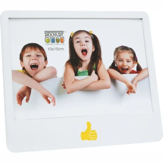 Deknudt Frames fotolijst S68KK1 E1A - wit - emoticon duim - 10x15 cm