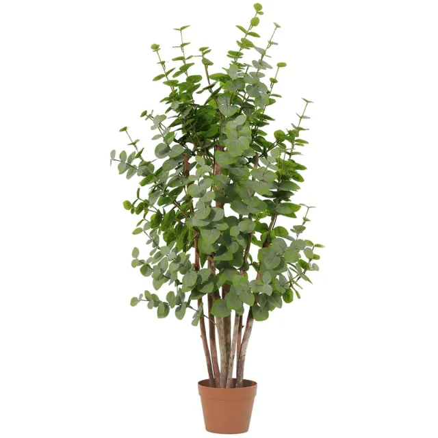 Florafy Kunstplant Eucalyptus Groen 120cm - Kunstplanten voor binnen - Onderhoudsvrij