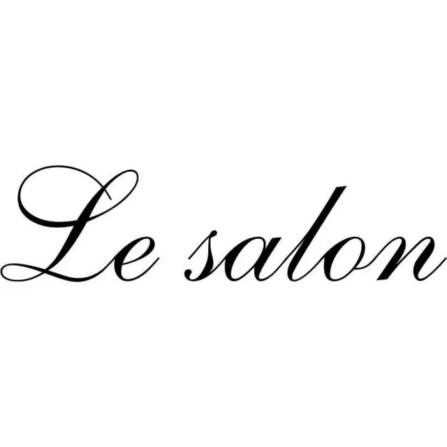 Wagic Deco Le salon Deursticker - Frans - Woonkamer Deursticker - Zwart