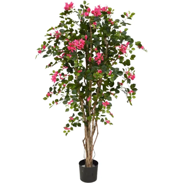 maxifleur Kunstplanten Bougainvillae kunstplant 150cm - cerise Roze