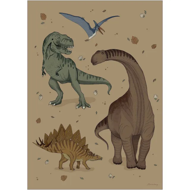 Poster & Frame Poster - Marenberg - Dinosaurer (29.7 x 42 cm cm)