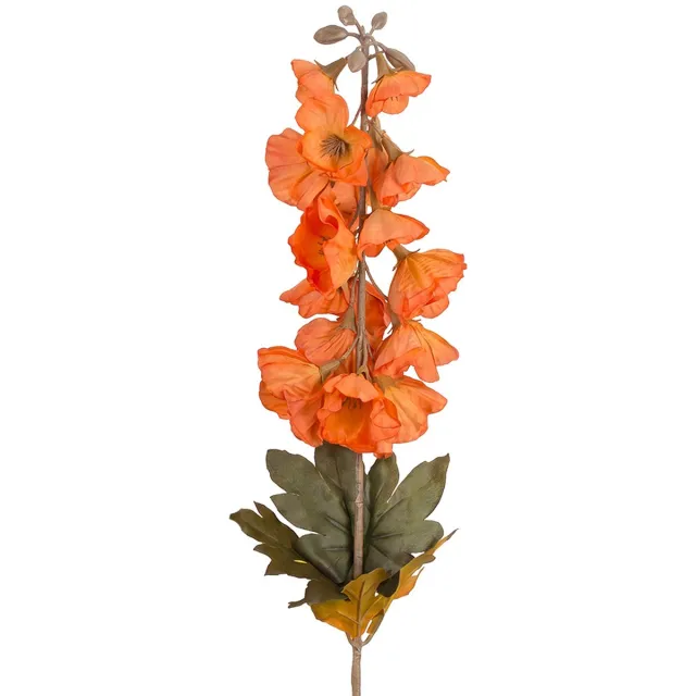 Clayre & Eef Kunstbloem Oranje Kunststof