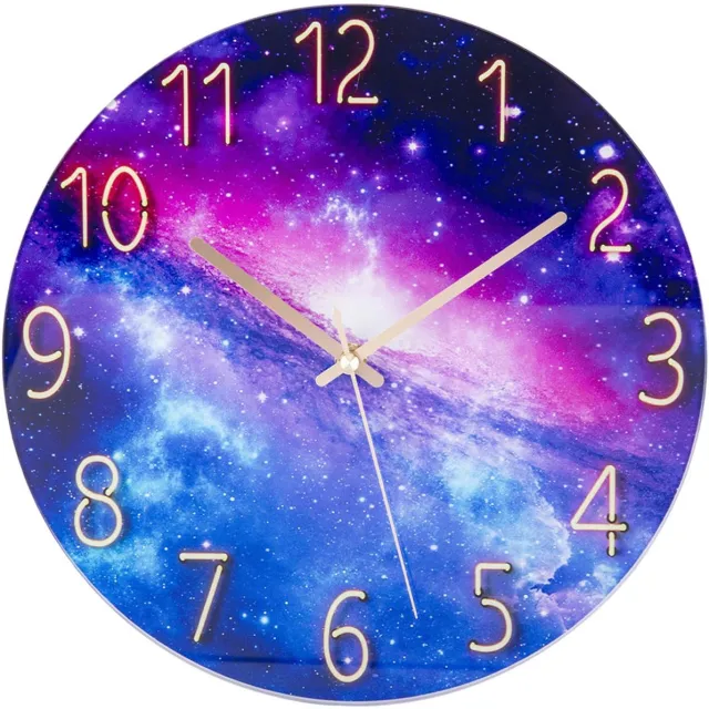 ACCSHINE Wandklok zonder tikkend geluid, 30 cm, moderne quartzklok, op batterijen, goed leesbaar, voor thuis, keuken, slaapkamer, kantoor, school