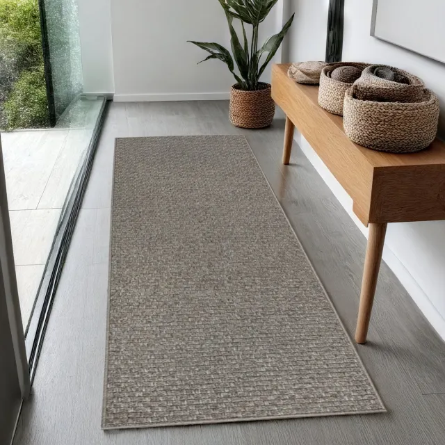 the carpet Maldives– Slijtvaste buitenkleed in Boho- & Vintage-stijl, weerbestendig, UV-bestendig & onderhoudsvriendelijk, ideaal voor balkon, terras, tuin & woonkamer, Donkergrijs, 80 x 150 cm