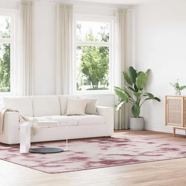vidaXL Hoogpolig vloerkleed NAVARRA 240x340 cm polyester stoffig roze, foto 2