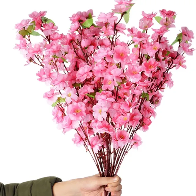Famanu 12 Stuks kunstmatige hortensiabloemen - witte kunstbloemen - chrysant kunstbloemen - kunstballen - chrysanten - zijde - pompon - chrysant - voor tuin - feest - bruiloftsdecoratie Roze