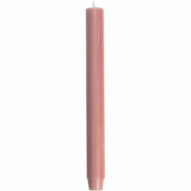 Rustik Lys Dinerkaarsen XL - Pak van 20 Stuks - Staub Rosa - 2,6 x 30 cm