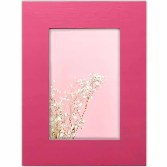 Luca Houten fotolijst roze 13x18 cm