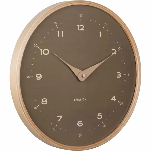 Karlsson Wandklok Osado Dome - Groen - Ø30cm - Wandklok Scandinavisch