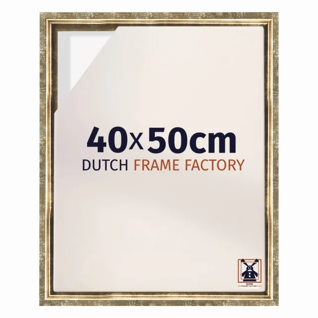 Dutch Frame Factory Baklijst 40x50 cm - Goud Antiek - Geschikt voor Canvasdoek - MDF Baklijst Lausanne