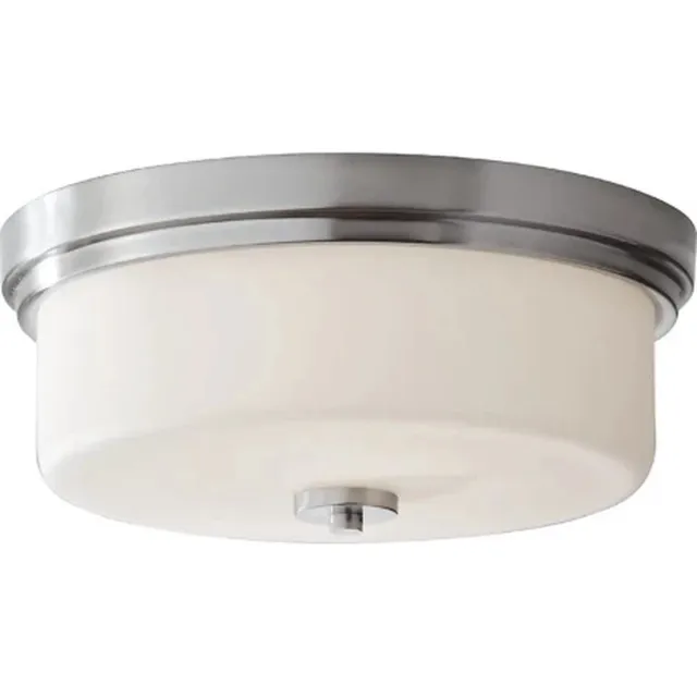 Steady Lighting Landelijke Plafondlamp - Steady Lighting - Metaal - Landelijk - E27 - L: 33.5cm - Voor Binnen / Binnen - Woonkamer - Eetkamer - Zilver