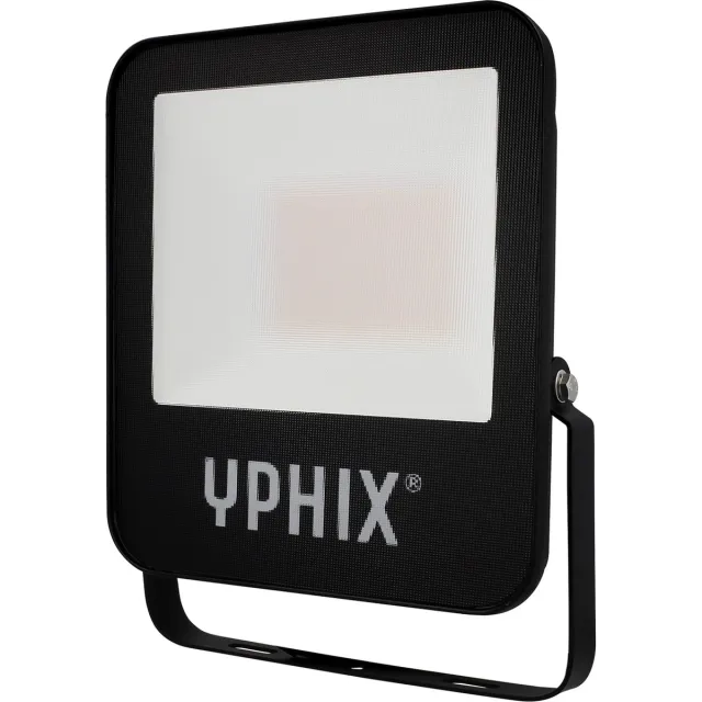 YPHIX LED Schijnwerper Expert 50W 3000K IP65 - Buitenlamp Zwart
