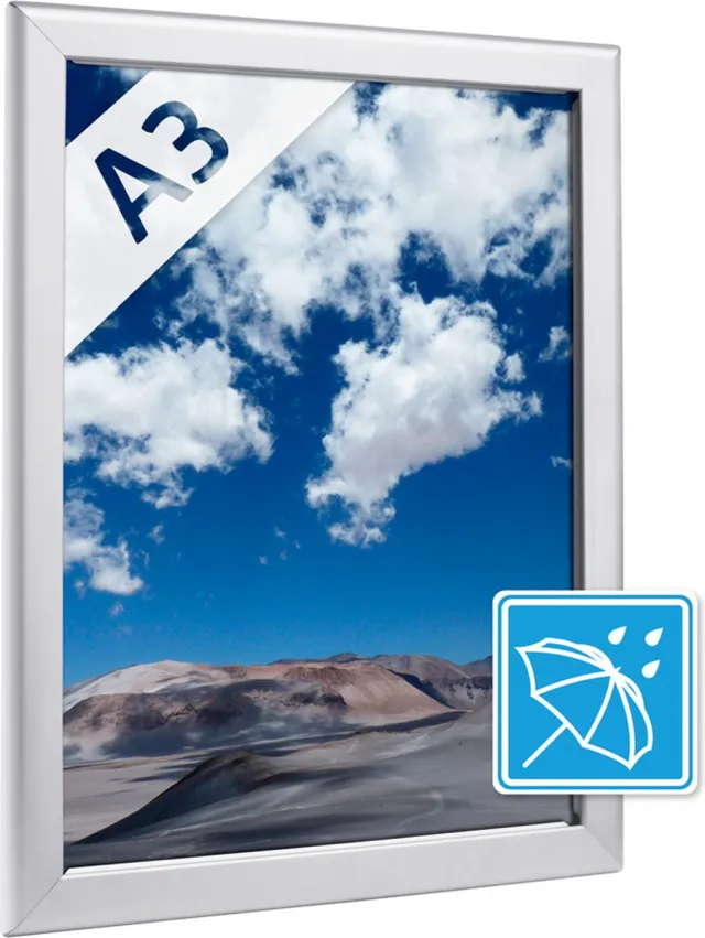 B Base 5PACK Kliklijsten verstek profiel Waterproof A3 zeer robuust 32mm outdoor frame aluminium