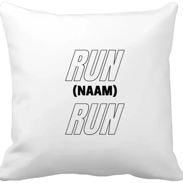 Akyol run met eigen naam Kussen hoes - Hardlopen - hardloper - sport - 40 bij 40 cm Multicolor