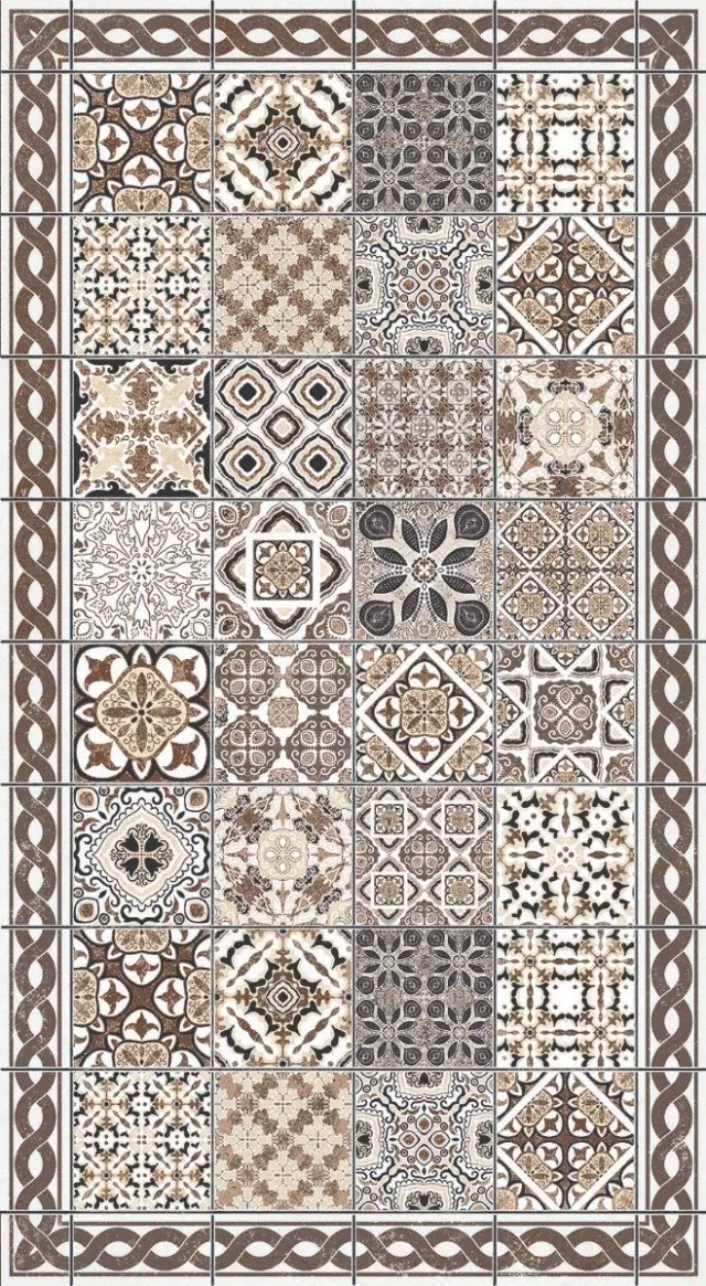 MD-Entree MD Entree - Vloerkleed - Smuq - Porto - 67 x 120 cm Meerkleurig