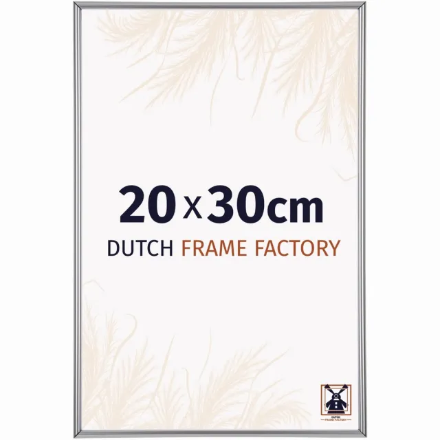 Dutch Frame Factory Fotolijst 20x30 cm - Kunststof - Zilver Hoogglans - Angers