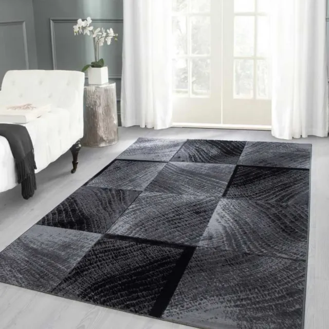 TapisTrend Designer tapijt Zwart Modern design vloerkleed Plus 8003 - Ayyildiz