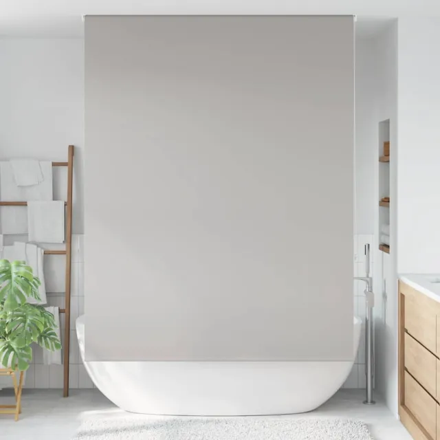 vidaXL Doucherolgordijn 160x240 cm stofbreedte 156 cm grijs