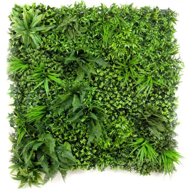 Emerald Kunst Plantenwand Forest UV 100x100cm - Kunstplant voor binnen Groen