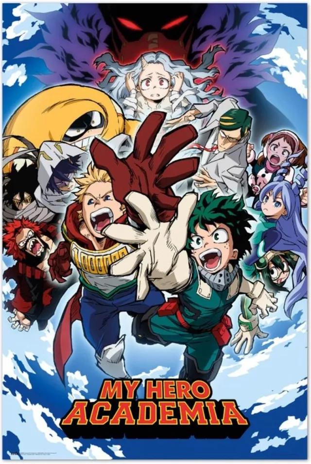 Posterpoint My Hero Academia poster - Manga - Anime - Japans - Izuku - Superheld - 61 x 91.5 cm Multicolor