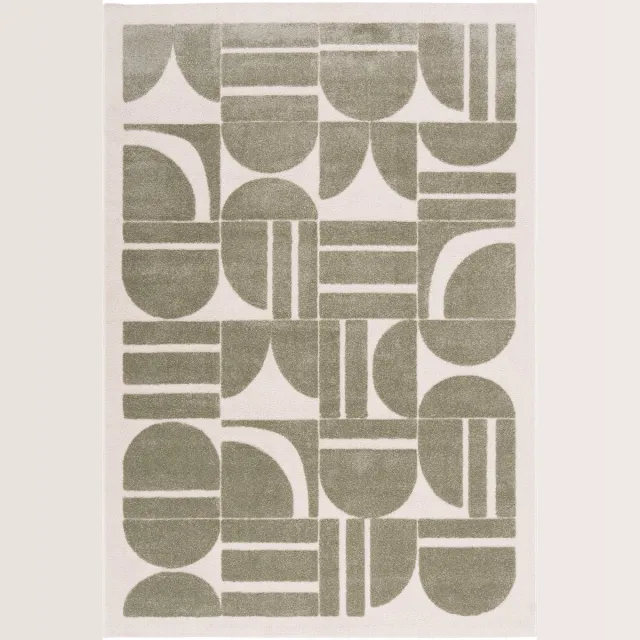 Pergamon Design Hoogpolig Vloerkleed Nosy Groen