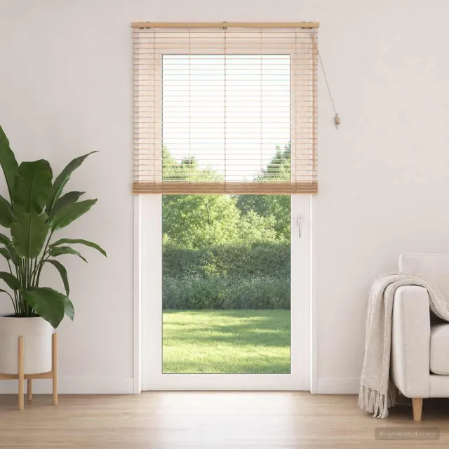 vidaXL Venetiaanse jaloezie Eiken Look 135 x 250 cm 35 mm Bruin