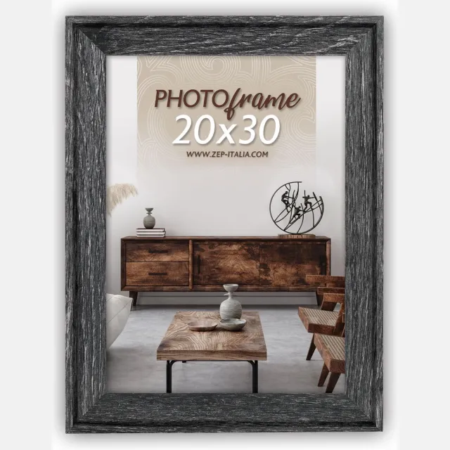 Zep Houten Fotolijst Torino Zwart voor foto 30x40 - RT234L