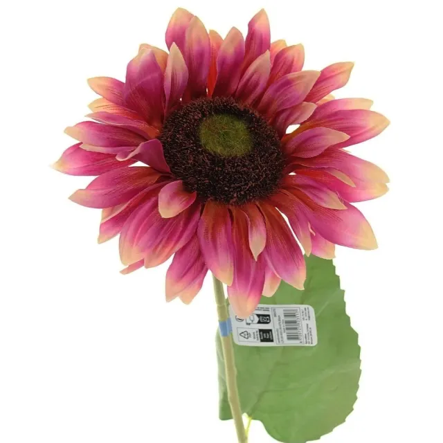 Kaemingk Everlands Zonnebloem Harlekijn Roze & Crème Ø 16 cm 74 cm Creme