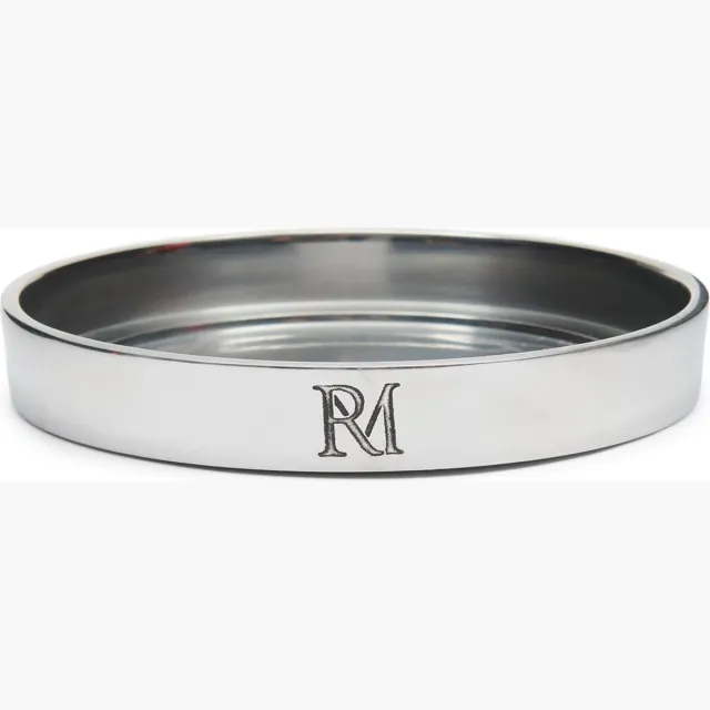 Riviera Maison Kaarsenbord rond Zilver - RM Maxime Kaarsenhouder - Aluminium - (ØxH) 13x2.5