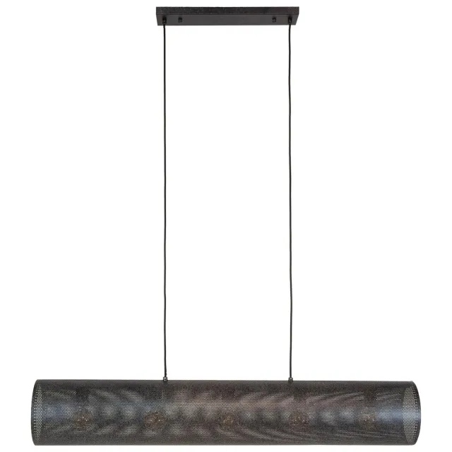Nest of Nora Hanglamp Frid - 5-lichts met meshkap - Artic zwart