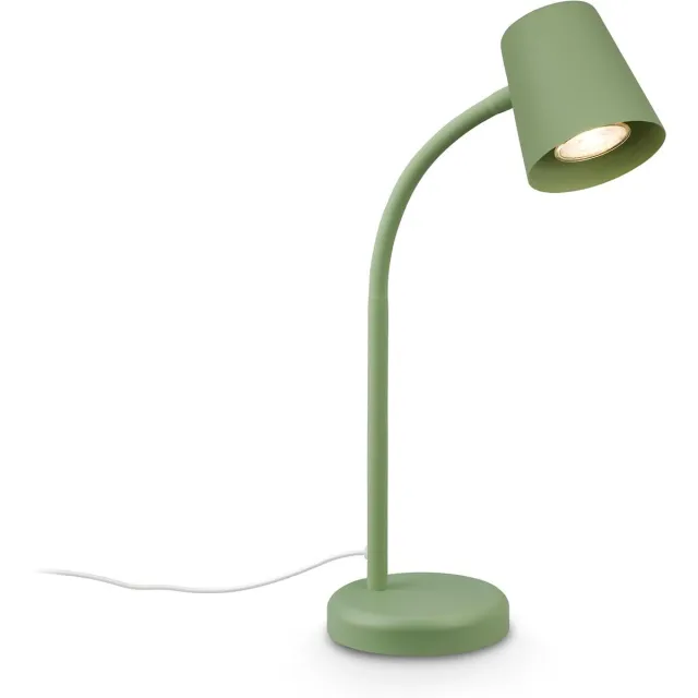Kavora Bureaulamp - Tafellamp - Led Bureaulamp - Groen - 13cm x 25cm x 39cm Limoengroen