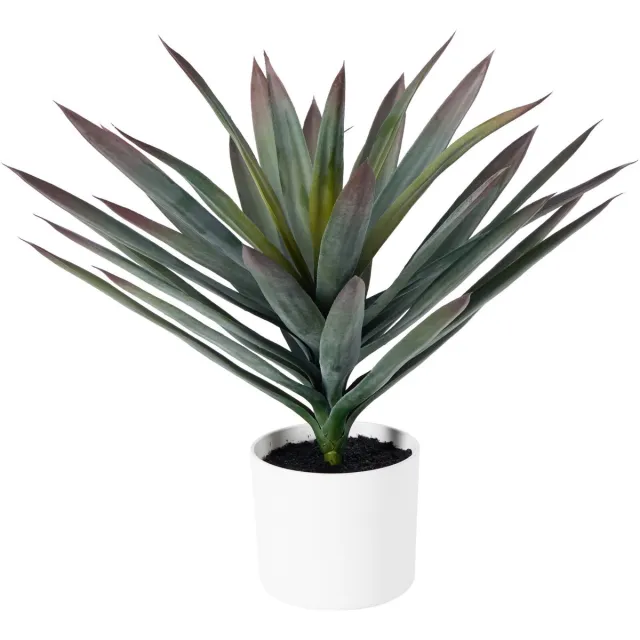 Home & Styling Collection Kunstplant decoratief ORNO, Diameter 40 x 50cm, Agave in witte pot Colour