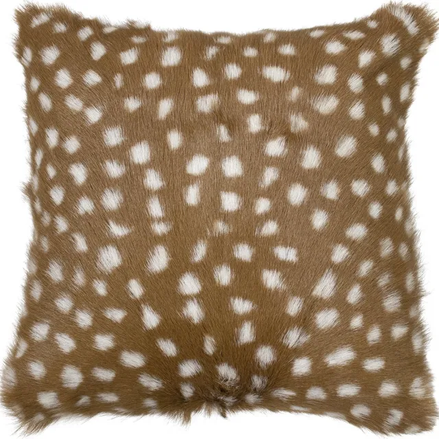 Mars & More Geit en hert - sierkussen bruin - 40 x 40 cm