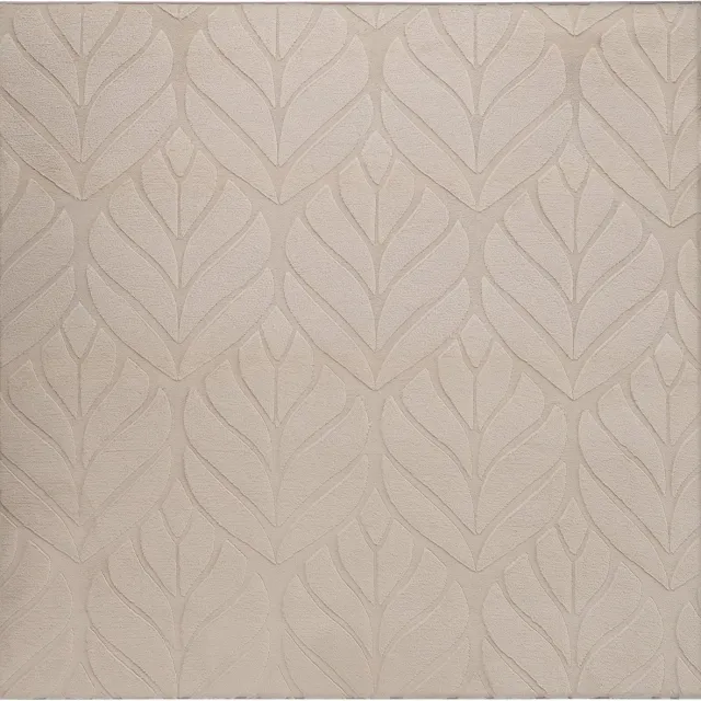Beliani MITCHELL - Vloerkleed - Beige - 160 x 160 cm - Kunstbont