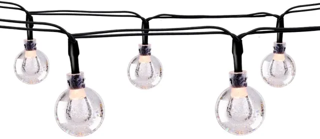 Grundig Solar Lichtslinger 6,9M - 50 LED Bollen - Tuinverlichting op Zonne-energie