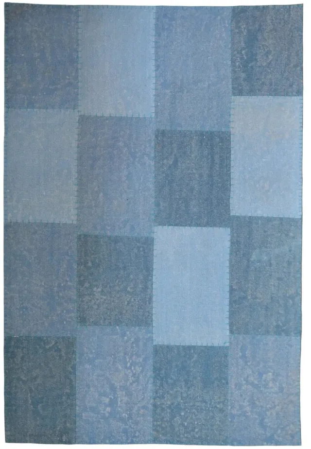 Dutch XXL Retro Vloerkleed | Tapijt | Lyrical | Patchwork | Multi/Blauw | 200x290 cm Multi / Blauw