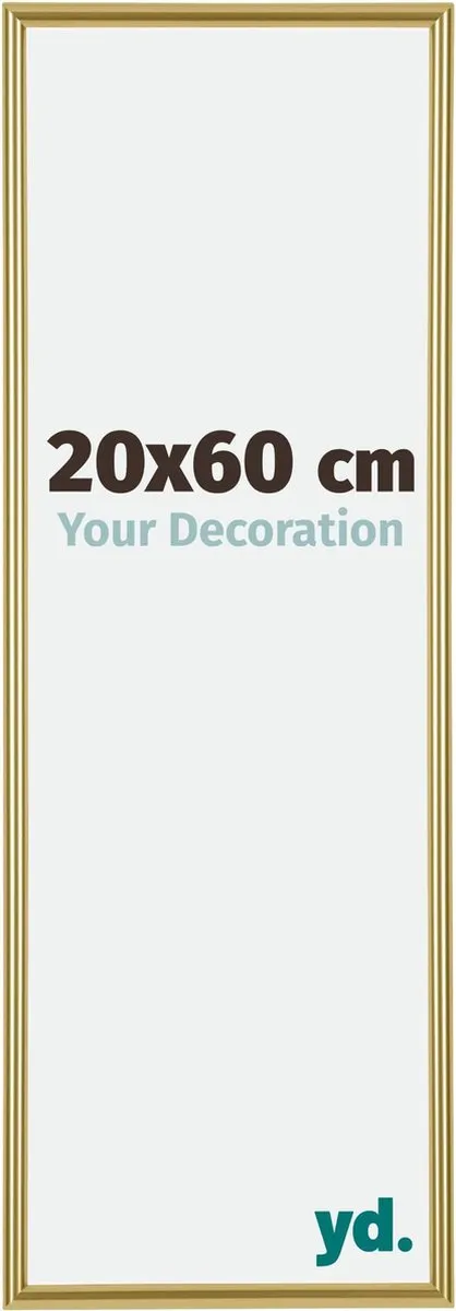 yd. Your Decoration - Fotolijst 20x60 cm - Kunststof - Goud - Annecy