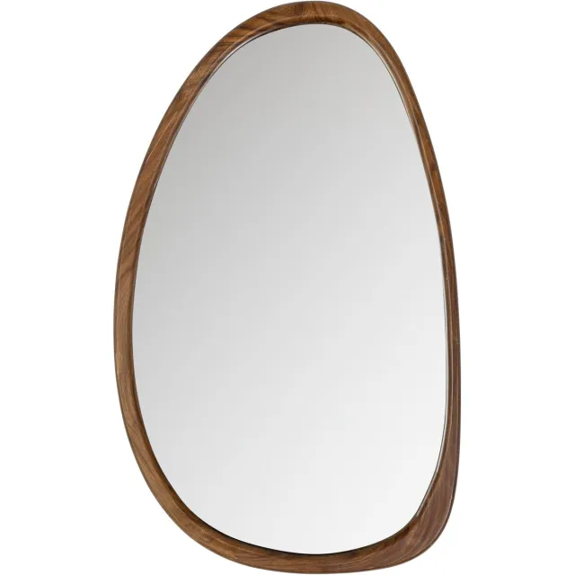 WOOOD Leif Spiegel - Hout - Naturel - 64x38x2 natural
