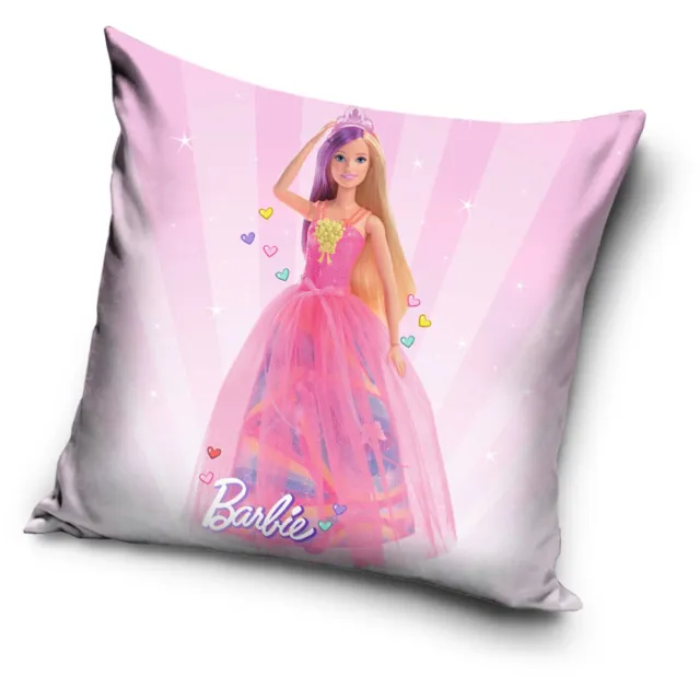 Barbie Sierkussen INCL Vulling 40x40 Polyester Roze