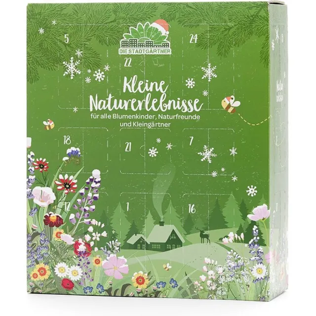 Stadtgartner Adventskalender 2025 - bloemen en handgemaakte producten - Stadtgärtner