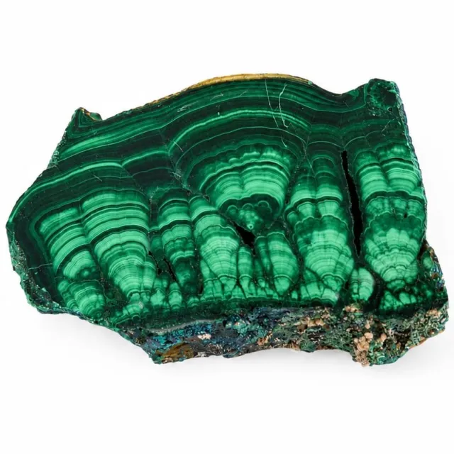 La Étoile by Letty Edelsteen Malachiet - Dubbel Gepolijste Slab Inclusief Intuïtiekaart Groen