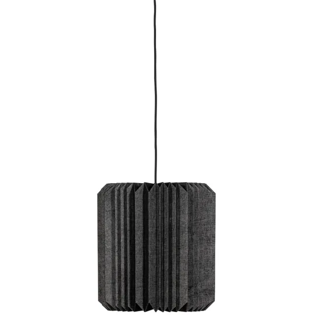 WOOOD Bones Hanglamp - Papier - Naturel/Zwart - 40x44x44 black
