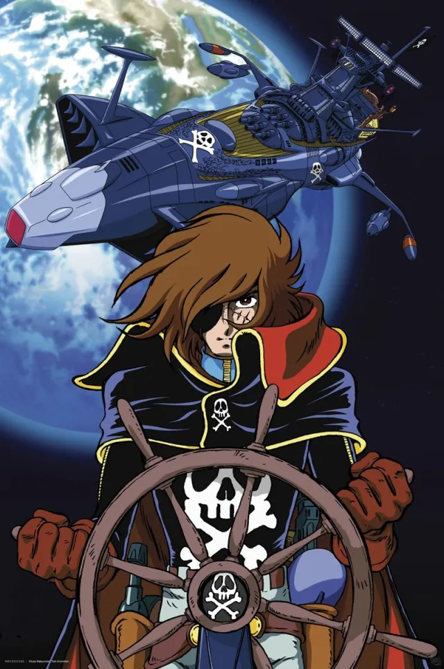 ABYSTYLE Poster Captain Harlock 61x91,5cm Divers