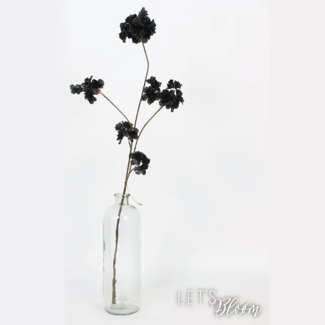 Flower Ambian Let's Bloøm| Zijden Bloesem | kunst bloesem | Zwart | Flower Ambiance | Kunst bloem | Zijden bloem| Bloesem | Voorjaar | Kunst tak | Bloemsem tak