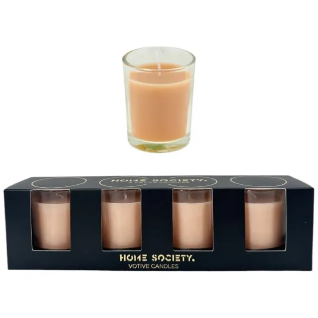 Home Society Votive Candles Peach