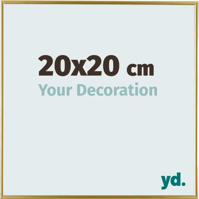yd. Your Decoration - Fotolijst 20x20 cm - Kunststof - Goud - Evry