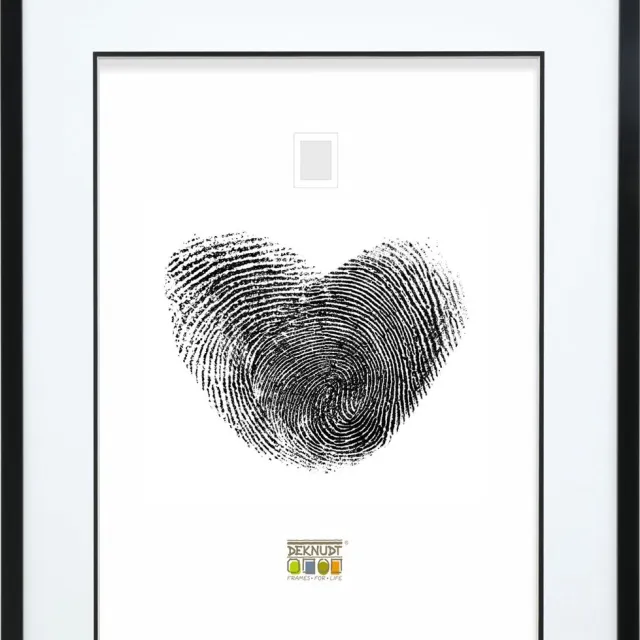 Deknudt Frames fotolijst S43AK2 P1 - zwart - passe-partout - 20x30 cm