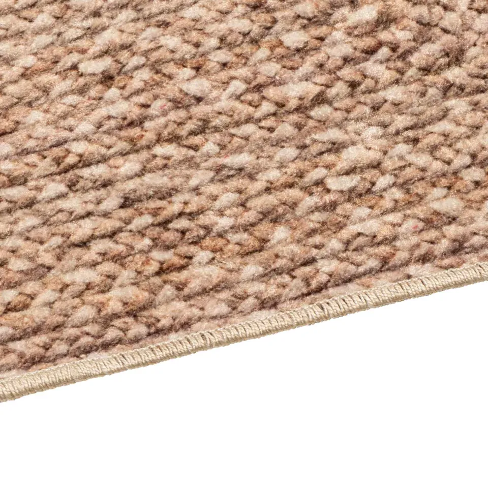 vidaXL Vloerkleedloper MARSA Bruin 80 x 450 cm Polyester en PVC, foto 3