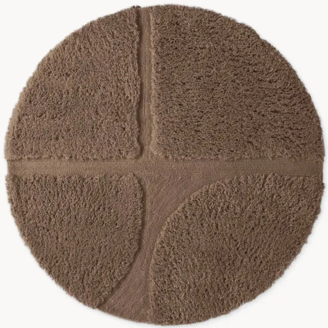 Ted Baker Rond handgetuft hoogpolig vloerkleed Jasper Bruin